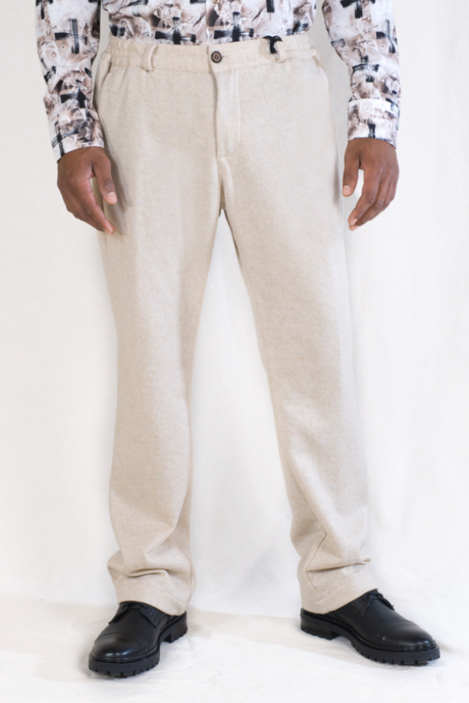 Παντελόνι Jogger Relaxed Fit Μπεζ