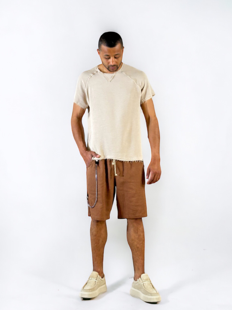 T-shirt Takeshy Kurosawa Vivo Saddle Beige