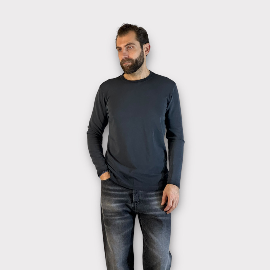 Μπλούζα Slim Fit Ανθρακι