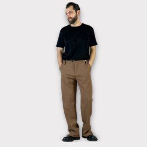 Παντελόνι Straight Fit Camel